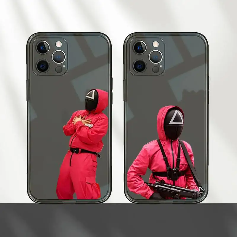Korean Drama Squid Game Phone Case Transparent for iPhone 7 8 11 12 se 2020 mini pro X XS XR MAX Plus 
Korean Drama Squid Game Phone Case Transparent for iPhone 7 8 11 12 se 2020 mini pro X XS XR MAX Plus