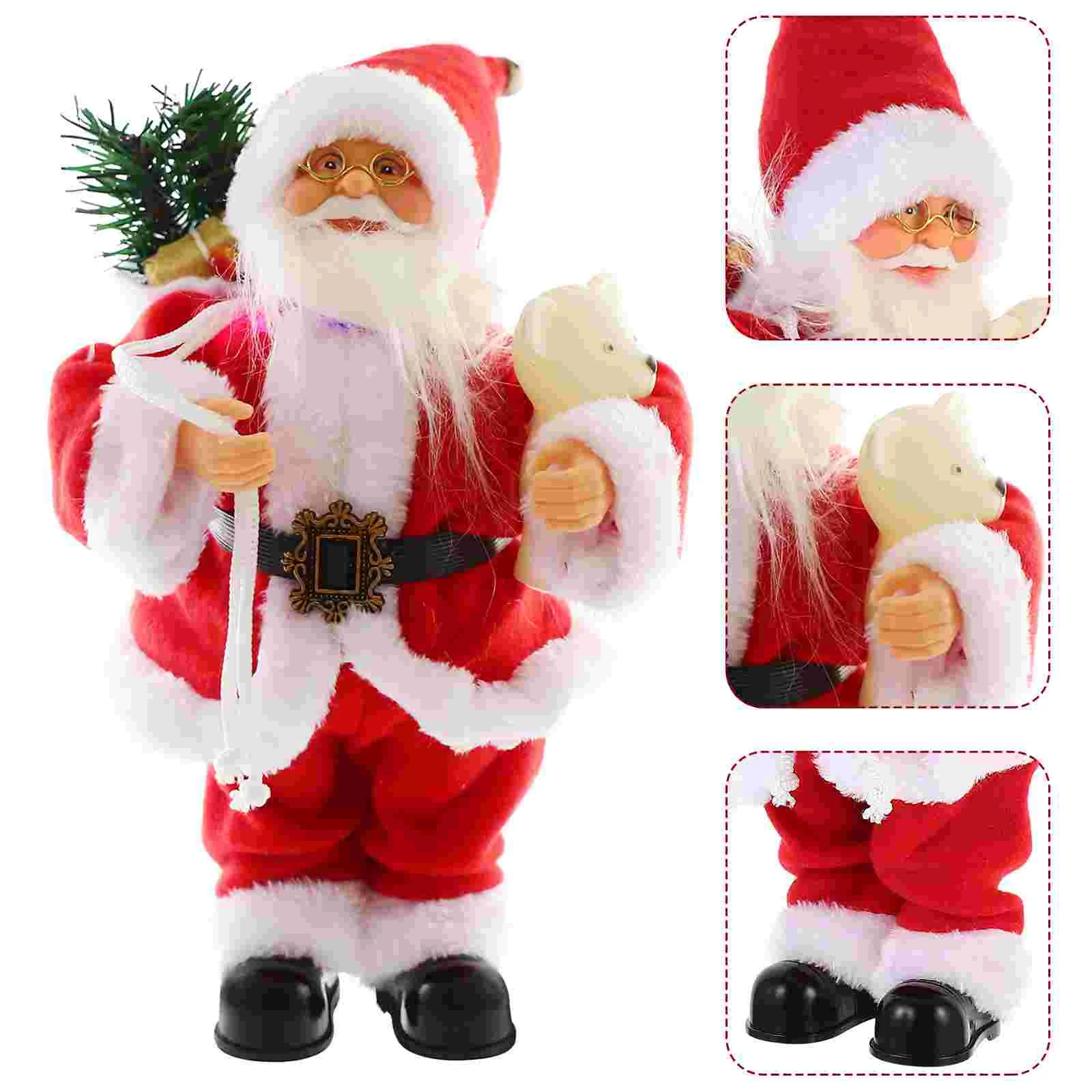 1Pc Creative Electric Musical Santa Claus Home Ornament without Battery 
1Pc Creative Electric Musical Santa Claus Home Ornament without Battery