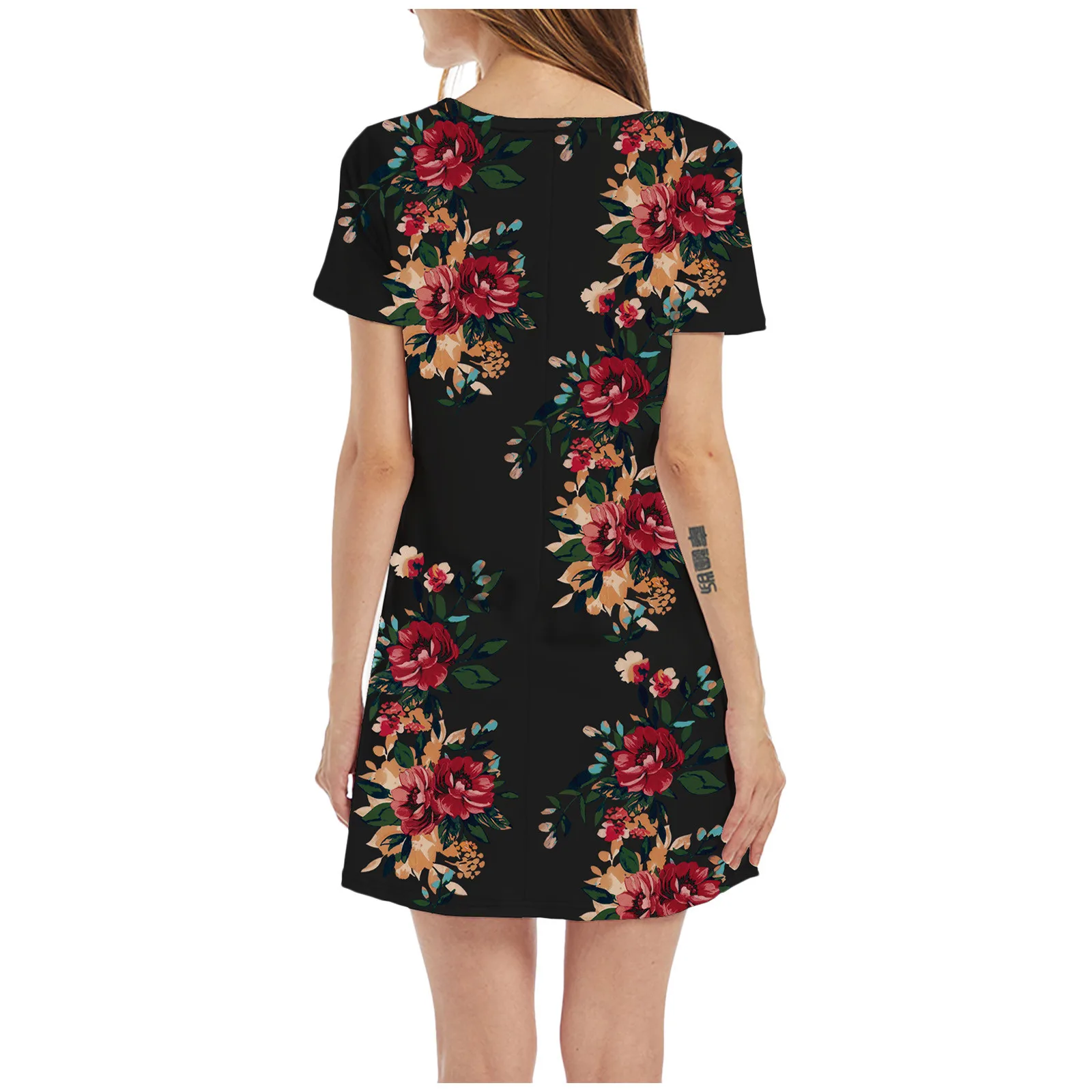 Ishowtienda Dress Women Summer Fashion Women Casual Short Sleeve O-neck Printed Ladies Loose Mini Dress
Ishowtienda Dress Women Summer Fashion Women Casual Short Sleeve O-neck Printed Ladies Loose Mini Dress