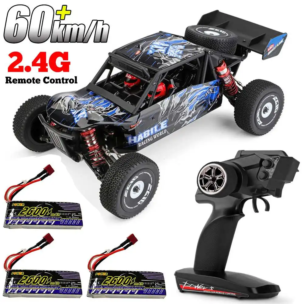 60km/h 1:12 2.4G RC Car Monster Truck 4WD High Speed Remote Control Off-Road Vehicle Christmas Gift Toys for Children
60km/h 1:12 2.4G RC Car Monster Truck 4WD High Speed Remote Control Off-Road Vehicle Christmas Gift Toys for Children