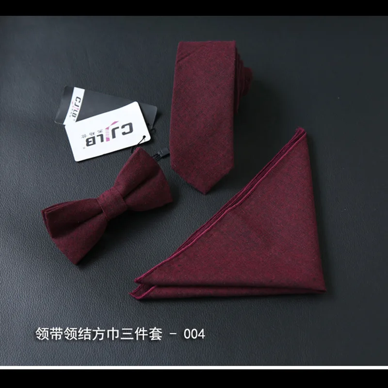 2020 Mens Bowties+Neckties+Pocket Square Set for Man Business Striped Cotton Neck Tie Handkerchief Set Custom LOGO
2020 Mens Bowties+Neckties+Pocket Square Set for Man Business Striped Cotton Neck Tie Handkerchief Set Custom LOGO