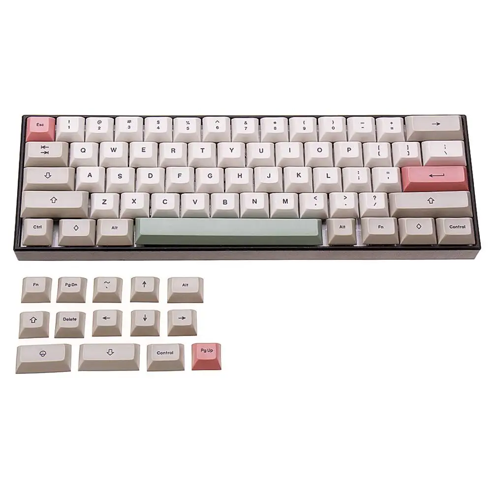 75 Keys Keycap Set Thicken PBT Five-sided Sublimation DSA Profile Keycaps For 61 / 63 / 64 / 68 Keys Mechanical Keyboards
75 Keys Keycap Set Thicken PBT Five-sided Sublimation DSA Profile Keycaps For 61 / 63 / 64 / 68 Keys Mechanical Keyboards