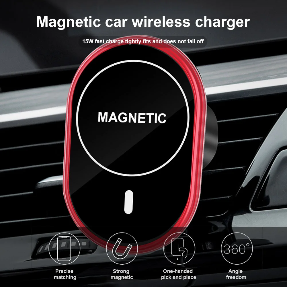 15W Car Wireless Charger Infrared Sensor Qi Wireless Charger in Car Air Vent Mount Holder Wireless Charging Phone Charger
15W Car Wireless Charger Infrared Sensor Qi Wireless Charger in Car Air Vent Mount Holder Wireless Charging Phone Charger