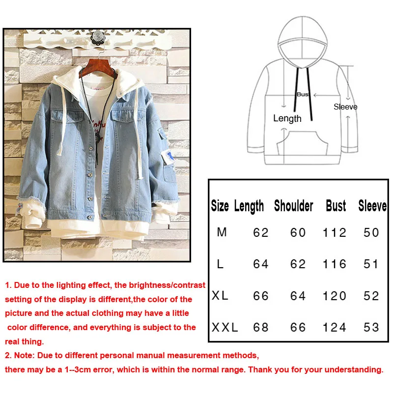 Attack on Titan Cool Printed Jeans Demin Jacket Cosplay 2019 New Harajuku Printed Denim Hooded Sweatshirt Outwear Coat
Attack on Titan Cool Printed Jeans Demin Jacket Cosplay 2019 New Harajuku Printed Denim Hooded Sweatshirt Outwear Coat