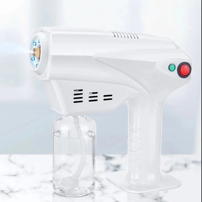 Lithium Battery ULV Fogger Machine Portable Disinfection Nano Blue Light Steam Sprayer Disinfection Spray Gun
Lithium Battery ULV Fogger Machine Portable Disinfection Nano Blue Light Steam Sprayer Disinfection Spray Gun