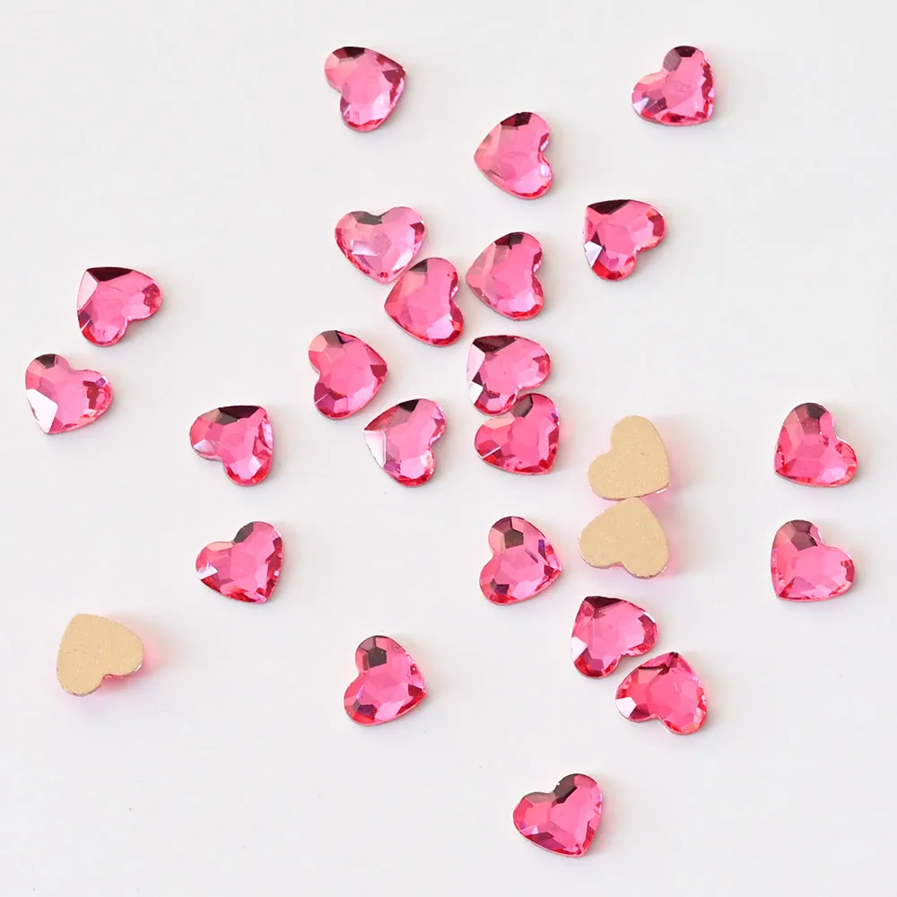 Valentine's Day 50pcs Mixed Color Nail Love Heart Rhinestones Stones Romantic Crystal Glass Stone For Nail DIY Rhinestones ZCX34
Valentine's Day 50pcs Mixed Color Nail Love Heart Rhinestones Stones Romantic Crystal Glass Stone For Nail DIY Rhinestones ZCX34