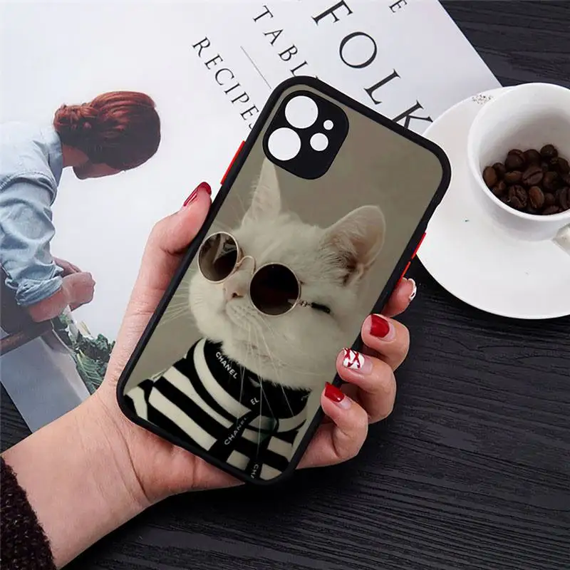 Lovely cat cute animal Phone Case matte transparent For iphone 7 8 11 12 plus mini x xs xr pro max cover
Lovely cat cute animal Phone Case matte transparent For iphone 7 8 11 12 plus mini x xs xr pro max cover