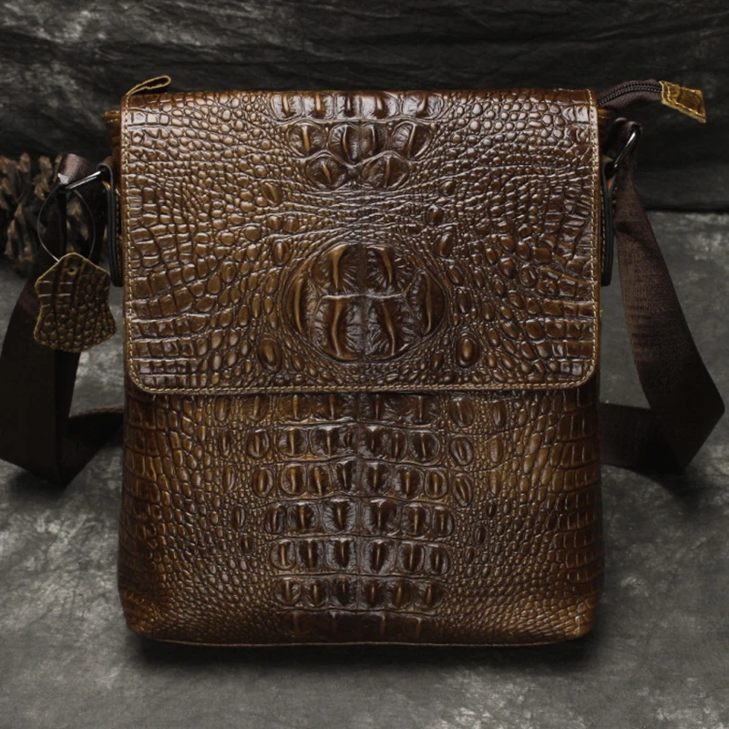 Crocodile pattern men's bag leather business leisure top layer cowhide embossed Single Shoulder Messenger Bag men's messenger ba
Crocodile pattern men's bag leather business leisure top layer cowhide embossed Single Shoulder Messenger Bag men's messenger ba