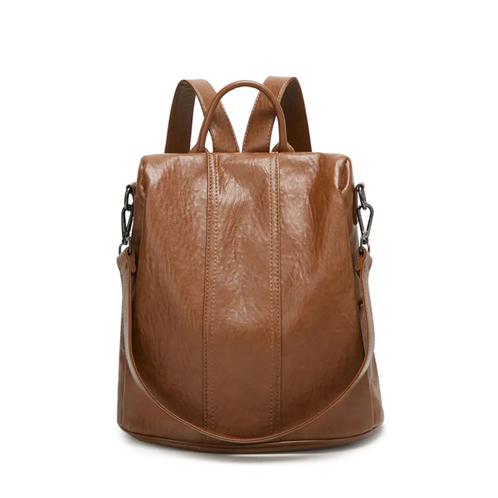 PU Shoulder Bag Ladies Anti-theft Soft Leather Large Capacity Korean Leisure Travel Backpack
PU Shoulder Bag Ladies Anti-theft Soft Leather Large Capacity Korean Leisure Travel Backpack