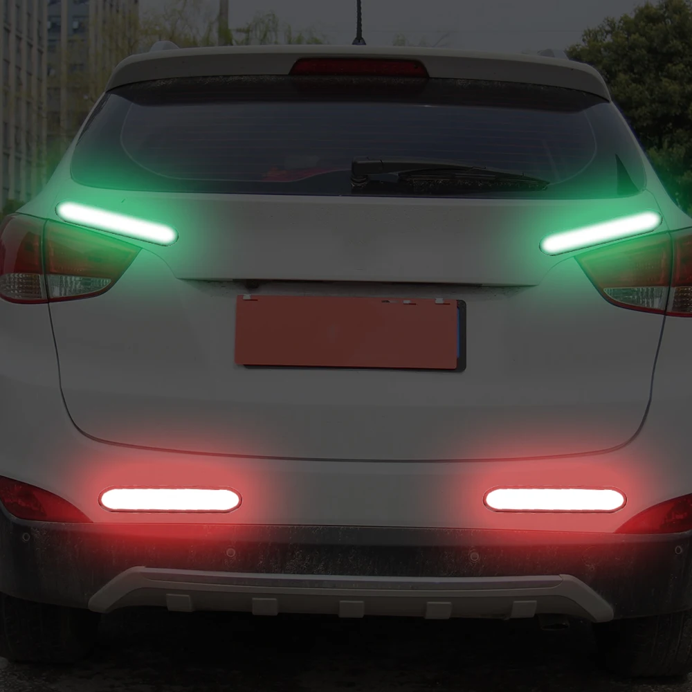 2Pcs Car Reflective Stickers Safety Mark Warning Tape Reflective Strips Car Door Sticker Decal Car-styling Exterior Accessories
2Pcs Car Reflective Stickers Safety Mark Warning Tape Reflective Strips Car Door Sticker Decal Car-styling Exterior Accessories