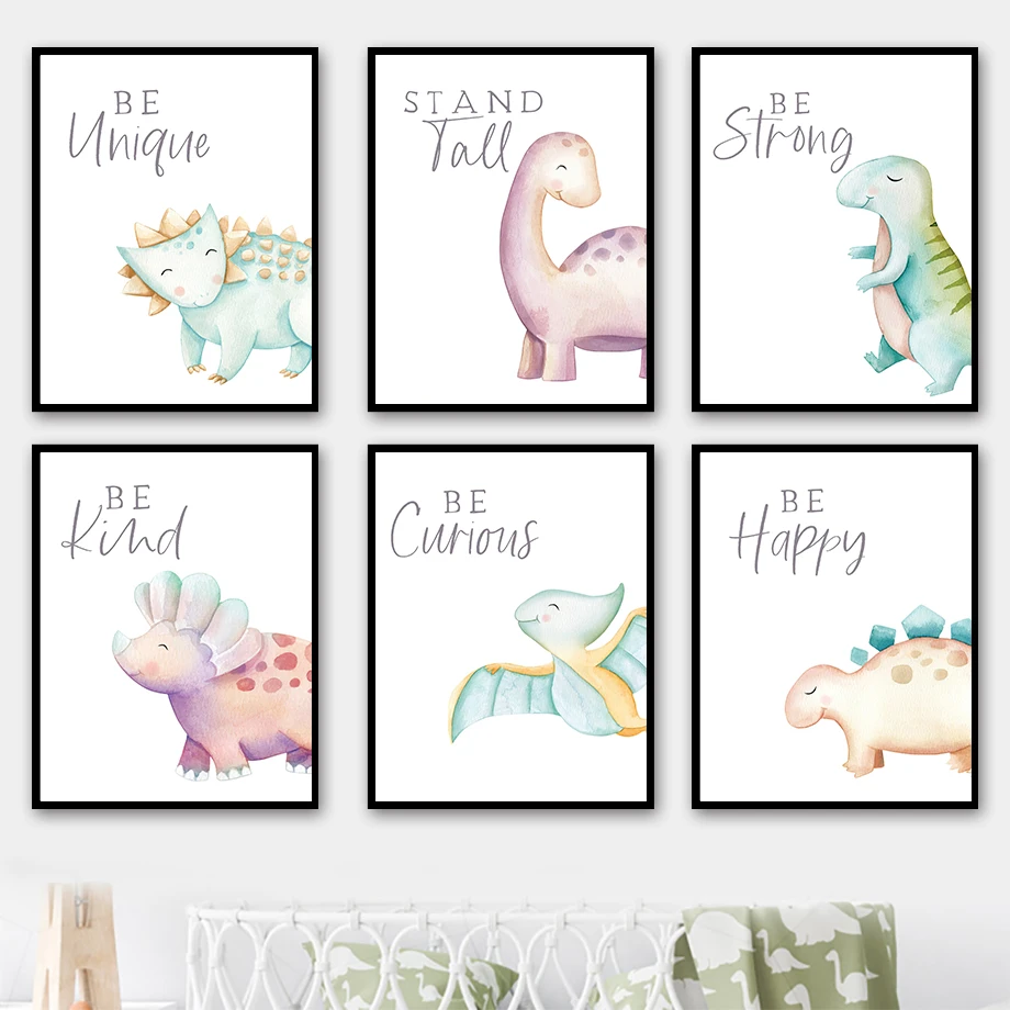Colorful Dinosaur Inspirational Quotes Wall Art Canvas Painting Nordic Posters And Prints Nursery Wall Pictures Kids Room Decor
Colorful Dinosaur Inspirational Quotes Wall Art Canvas Painting Nordic Posters And Prints Nursery Wall Pictures Kids Room Decor
