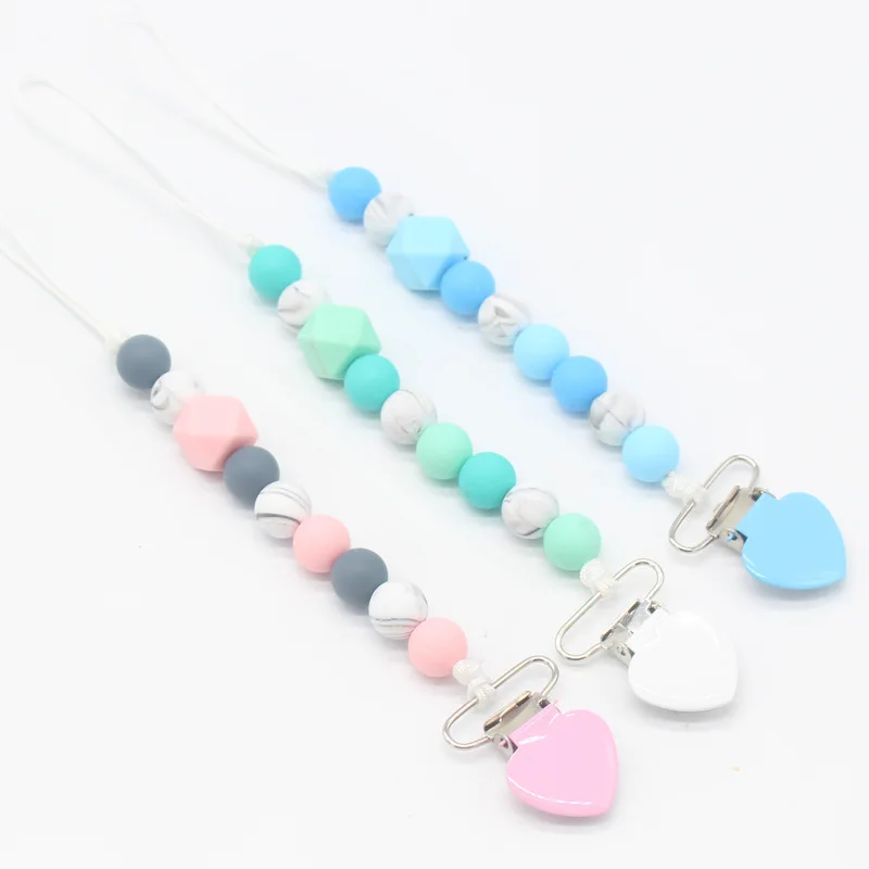 1Pcs Baby Pacifier Clip Chains Infant Silicone Beads Teethers Chain Pacifier Clips Holder Kids Teething Gift Nipple Clip Chains
1Pcs Baby Pacifier Clip Chains Infant Silicone Beads Teethers Chain Pacifier Clips Holder Kids Teething Gift Nipple Clip Chains