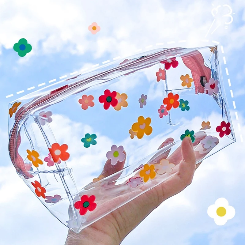 2021 Lovely Large Transparent PVC Pencil Case Cosmetic Bag Portable Toiletry Storage Bag School Stationery Supplies Crafts Gift
2021 Lovely Large Transparent PVC Pencil Case Cosmetic Bag Portable Toiletry Storage Bag School Stationery Supplies Crafts Gift