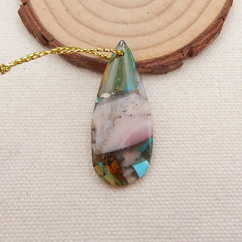 Natural Stone Water Drop Blue Opal,Pink Opal,Turquoise Pendant Bead 39x17x5mm 3g Semiprecious Stone Fashion Jewelry Accessories
Natural Stone Water Drop Blue Opal,Pink Opal,Turquoise Pendant Bead 39x17x5mm 3g Semiprecious Stone Fashion Jewelry Accessories