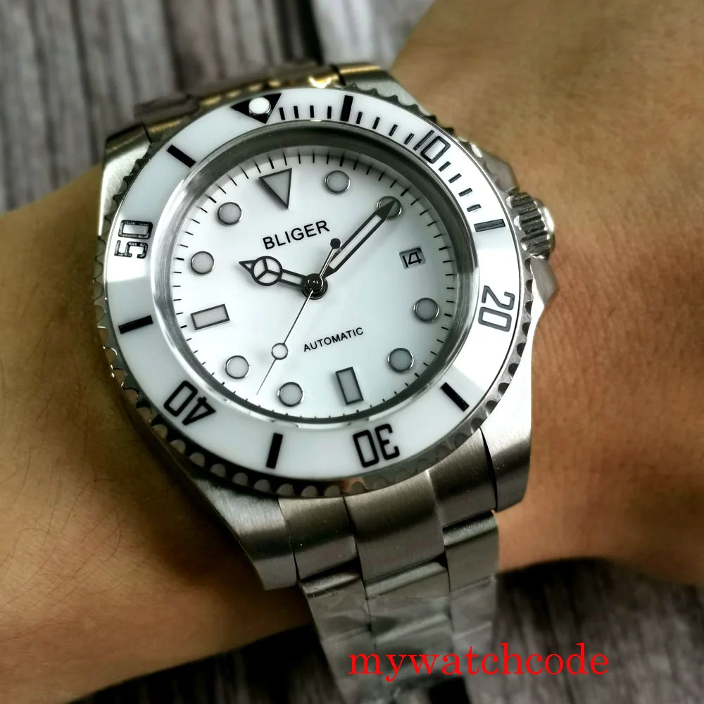 Часы мужские, с автоподзаводом, 44 мм, с датой, NH35, MIYOTA 8215, с белым циферблатом, со светящимися метками
Часы мужские, с автоподзаводом, 44 мм, с датой, NH35, MIYOTA 8215, с белым циферблатом, со светящимися метками