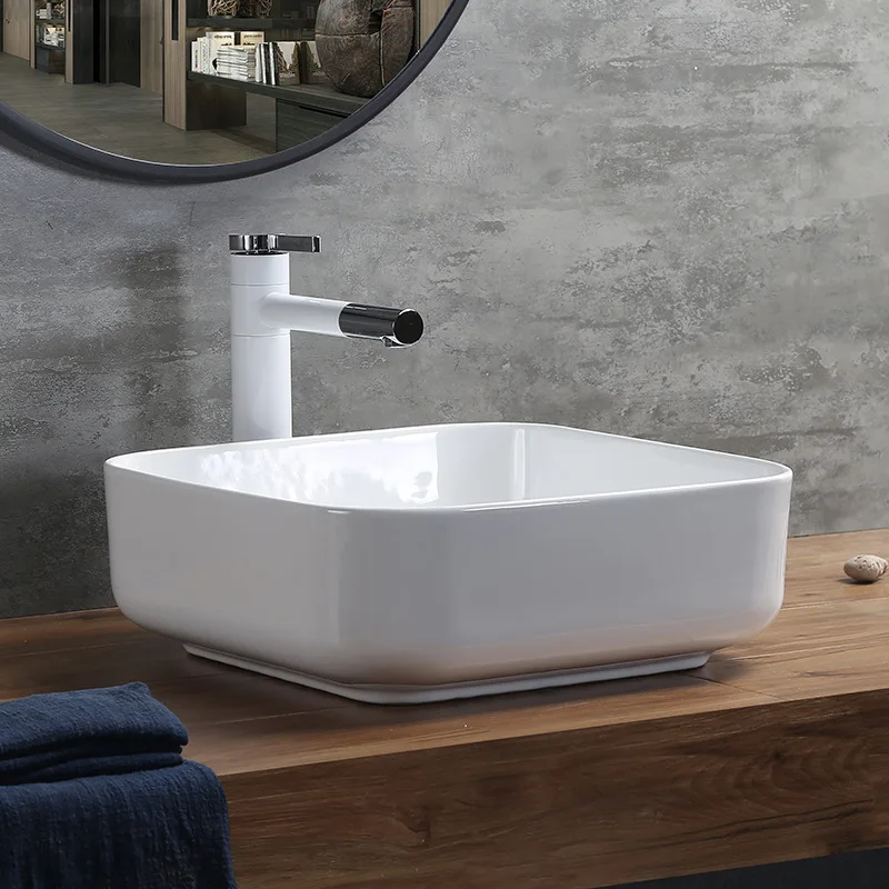 Modern Ceramic Washbasin Square Shampoo sinks Black Bathroom Countertop Sinks European Art Home Basin Vessel sink
Modern Ceramic Washbasin Square Shampoo sinks Black Bathroom Countertop Sinks European Art Home Basin Vessel sink