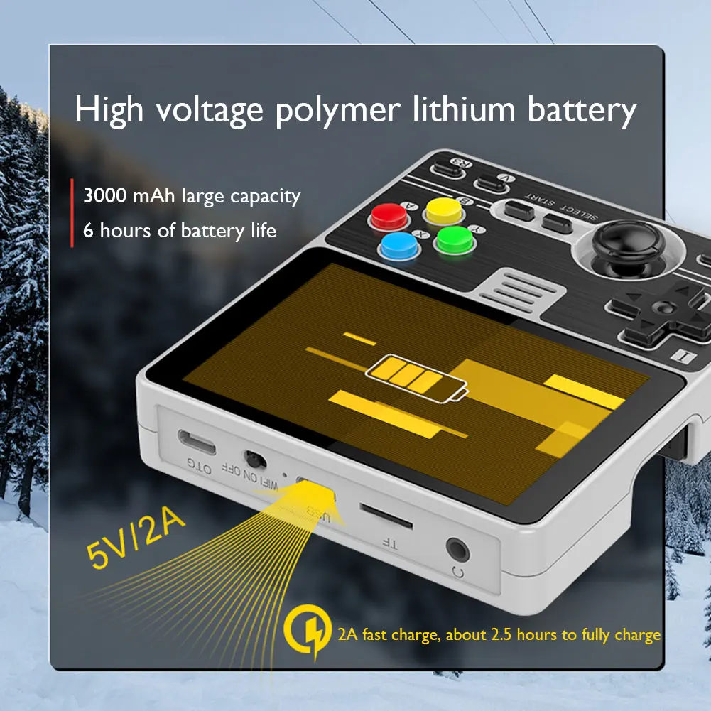 POWKIDDY RGB20 WiFi Bluetooth Module Screen Online Game Handheld Mini Console Portable Game Player Built-in 10000/14000+ Games
POWKIDDY RGB20 WiFi Bluetooth Module Screen Online Game Handheld Mini Console Portable Game Player Built-in 10000/14000+ Games