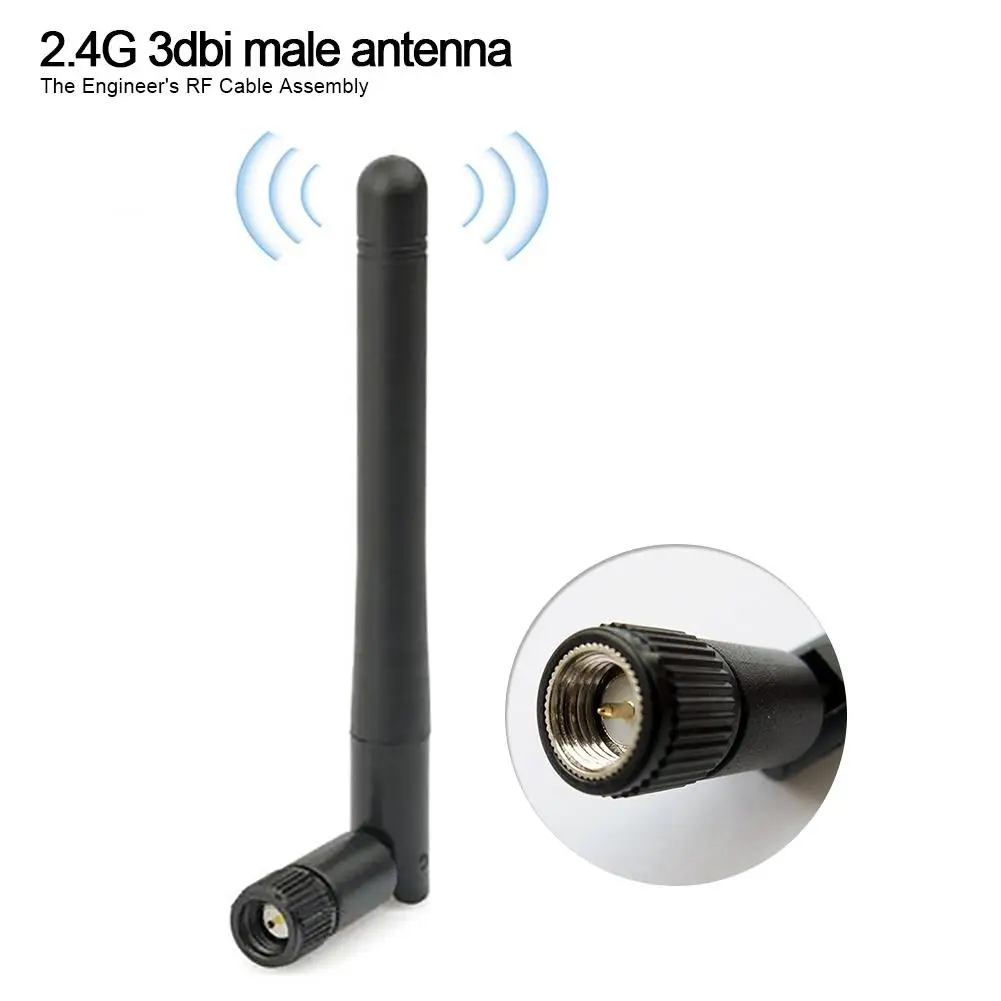 2.4G/WIFI 3dBi Signal Gain Antenna Router Amplifier Plastic Cover Booster SMA Internal Screw Hole Wireless Module Accessories
2.4G/WIFI 3dBi Signal Gain Antenna Router Amplifier Plastic Cover Booster SMA Internal Screw Hole Wireless Module Accessories