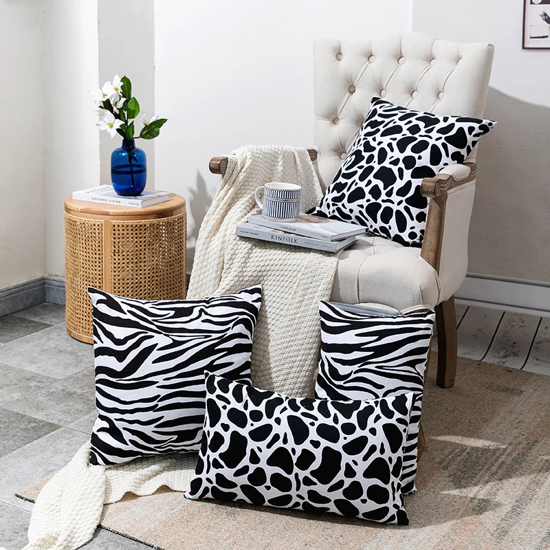 Modern And Simple Zebra Pattern Double-sided Printing Sofa Cushion cover 1 piece without filler
Modern And Simple Zebra Pattern Double-sided Printing Sofa Cushion cover 1 piece without filler