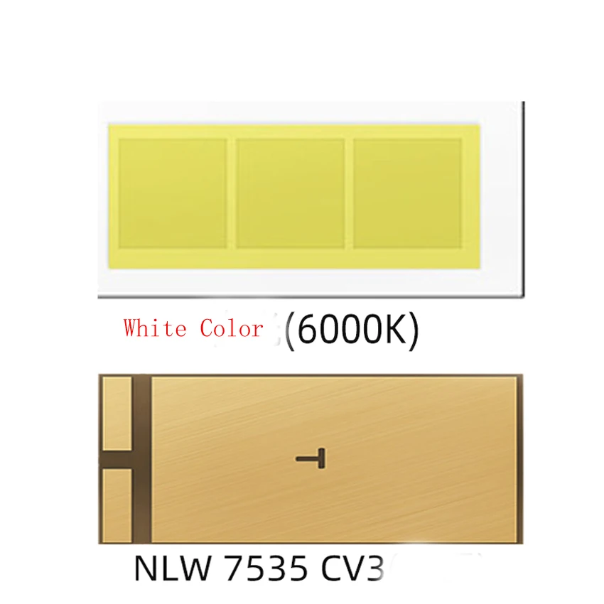 5 шт./лот SMD LED NLW 7535 CV3 9v 27W 6000K Tri-Chips высокой мощности для автомобильного освещения |