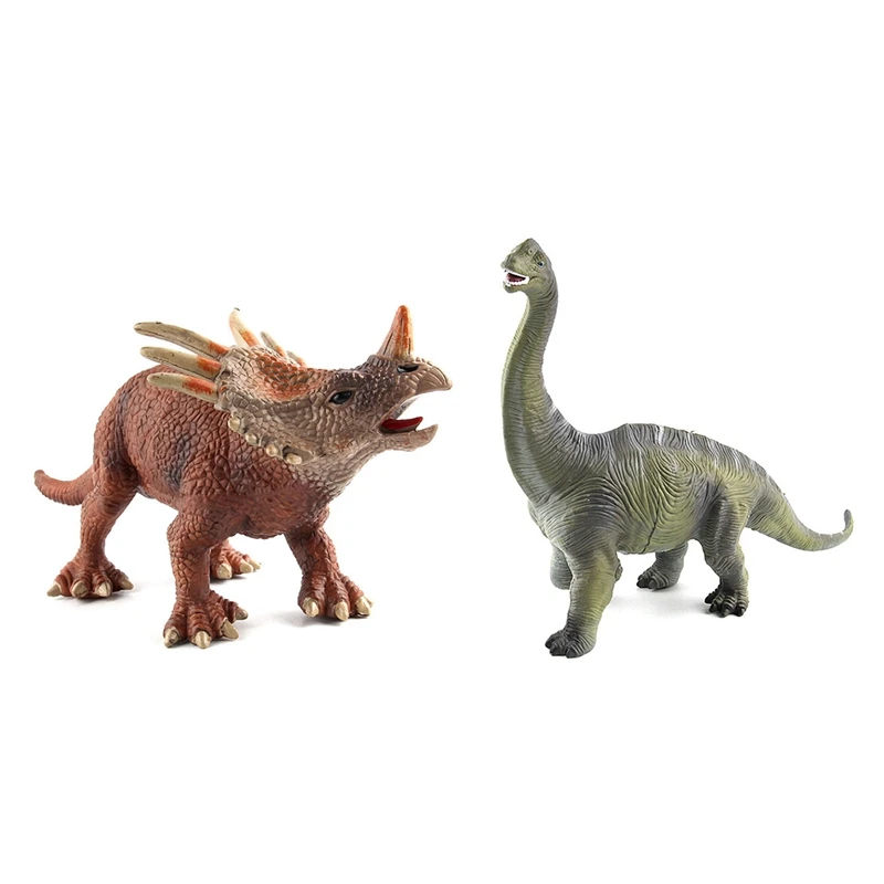 2 Pcs Big Size Jurassic Wild Life Styracosaurus/Brachiosaurus Dinosaur Toy Plastic Play Toys World Park Dinosaur Model Action Fi
2 Pcs Big Size Jurassic Wild Life Styracosaurus/Brachiosaurus Dinosaur Toy Plastic Play Toys World Park Dinosaur Model Action Fi