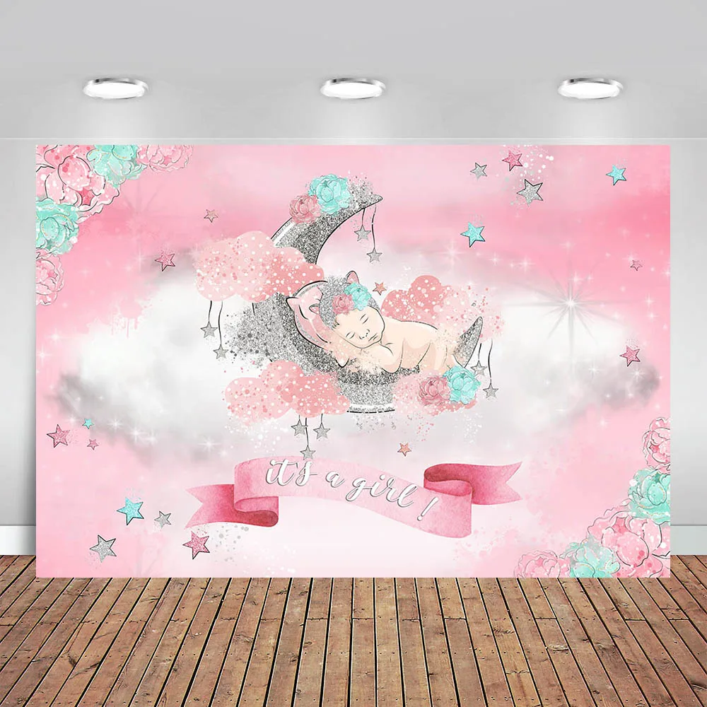 Pink Blue Girl Boy Moon Pillow Stars Clouds Baby Shower Bash Custom Photo Studio Backgrounds Backdrops Photography Vinyl
Pink Blue Girl Boy Moon Pillow Stars Clouds Baby Shower Bash Custom Photo Studio Backgrounds Backdrops Photography Vinyl