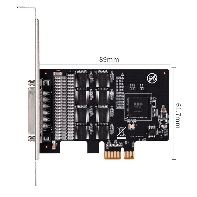 PCIE to 8-Port RS232 PCIE to Multi-Serial Card RS232 Industrial PCI-Express I/O Card
PCIE to 8-Port RS232 PCIE to Multi-Serial Card RS232 Industrial PCI-Express I/O Card