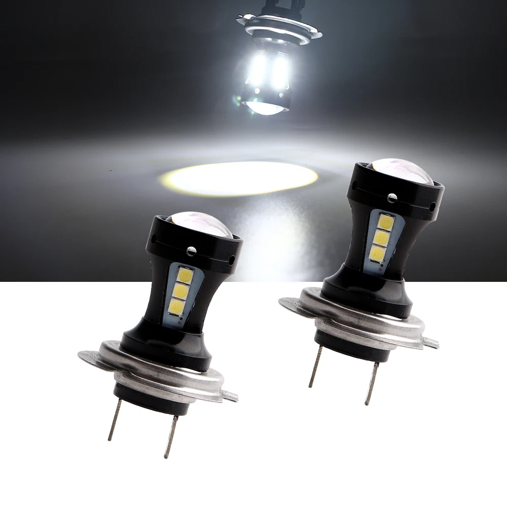 4pcs 9V to 30V Lens 3030 18 SMD Led Bulbs 9005 9006 H4 H7 H11 White 6500K Led Headlight Fog Lights For Cars Trucks Motors White
4pcs 9V to 30V Lens 3030 18 SMD Led Bulbs 9005 9006 H4 H7 H11 White 6500K Led Headlight Fog Lights For Cars Trucks Motors White