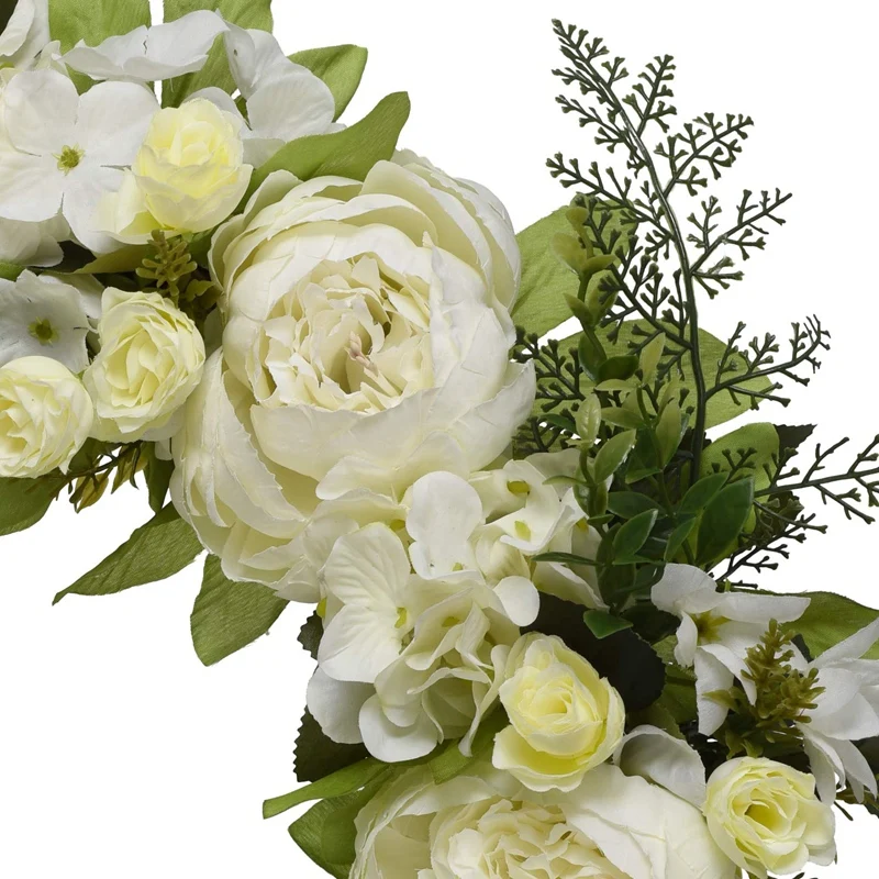 16 Inch Peony Hydrangea Wreath,Artificial Peony Flower Wreath Door Wreath With Green Leaves Spring Wreath For Front Door,Wedding
16 Inch Peony Hydrangea Wreath,Artificial Peony Flower Wreath Door Wreath With Green Leaves Spring Wreath For Front Door,Wedding