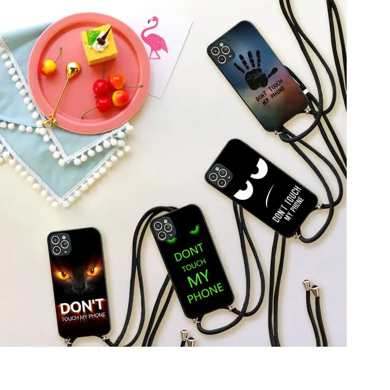 dont Touch My phone Phone Case For iPhone 7 8 11 12 X XS XR MINI Pro Max Plus Strap Cord Chain Lanyard soft
dont Touch My phone Phone Case For iPhone 7 8 11 12 X XS XR MINI Pro Max Plus Strap Cord Chain Lanyard soft