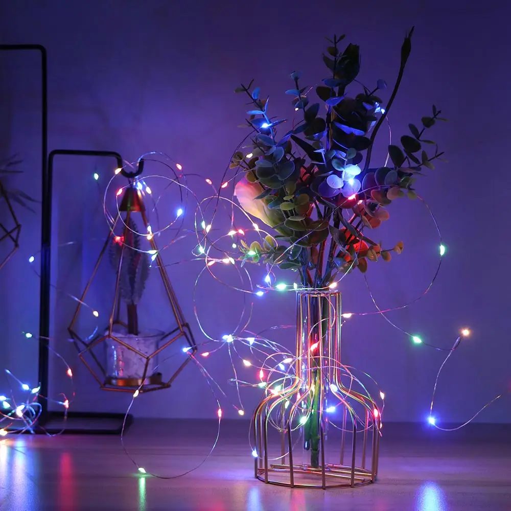 LED String Light Wire Fariy Light Battery Operated Garland Decoration 2M 5M 10M Wedding Christmas Light Party Lights
LED String Light Wire Fariy Light Battery Operated Garland Decoration 2M 5M 10M Wedding Christmas Light Party Lights