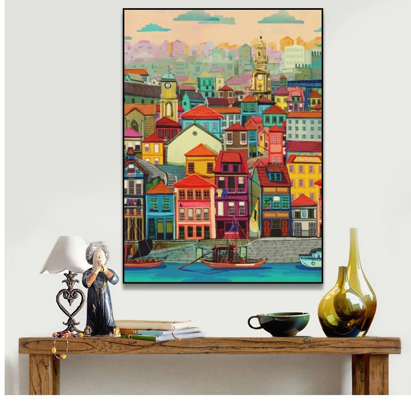Home Decoration Hd Prints Painting Colorful House Pictures Wall Art Modular Canvas Poster Vintage No Frame Bedside Background
Home Decoration Hd Prints Painting Colorful House Pictures Wall Art Modular Canvas Poster Vintage No Frame Bedside Background