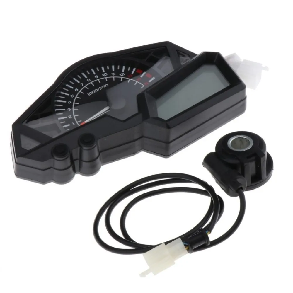 Motorcycle Digital LCD Speedometer Odometer Tachometer For Kawasaki Ninja 300 6 Gears LCD Motorcycle Speedometer RPM 0-199 Km/H
Motorcycle Digital LCD Speedometer Odometer Tachometer For Kawasaki Ninja 300 6 Gears LCD Motorcycle Speedometer RPM 0-199 Km/H