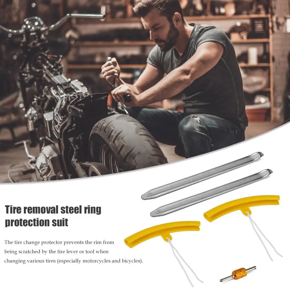 Tire Remover Fixing Tool Tire Spoons Motorcycle Tire Iron Durable Convenient Rim Changing Protector Valve Tire Repair Kit
Tire Remover Fixing Tool Tire Spoons Motorcycle Tire Iron Durable Convenient Rim Changing Protector Valve Tire Repair Kit
