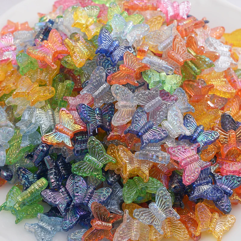 30Pcs/Lot Colour AB Charms Butterfly Shape Acrylic Beads Loose Spacer Beads For Jewelry Making DIY Handmade Bracelet Accessories
30Pcs/Lot Colour AB Charms Butterfly Shape Acrylic Beads Loose Spacer Beads For Jewelry Making DIY Handmade Bracelet Accessories