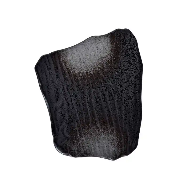 1PCS 10-inch creative ceramic sushi plate Japanese-style irregular flat plate Black breakfast plate Home-cooked dish snack plate
1PCS 10-inch creative ceramic sushi plate Japanese-style irregular flat plate Black breakfast plate Home-cooked dish snack plate