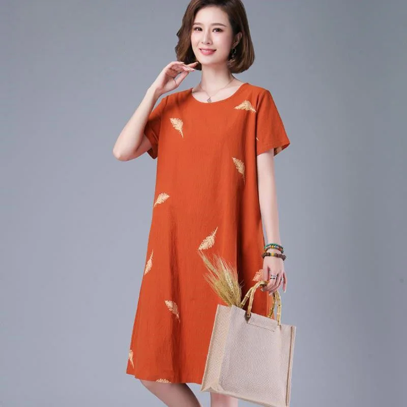 Spring And Summer Printed Dress Women'S Fashion Large Size Western Style Mid-Length A-Line Over-The-Knee Long Skirt
Spring And Summer Printed Dress Women'S Fashion Large Size Western Style Mid-Length A-Line Over-The-Knee Long Skirt