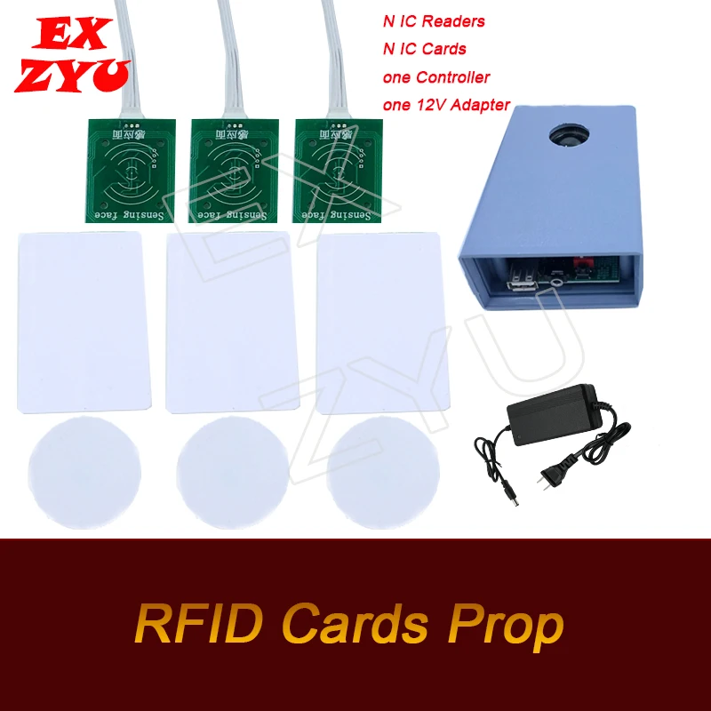 RFID Card Prop real life escape room game place ID card with right sequence to escape the chamber room 
RFID Card Prop real life escape room game place ID card with right sequence to escape the chamber room