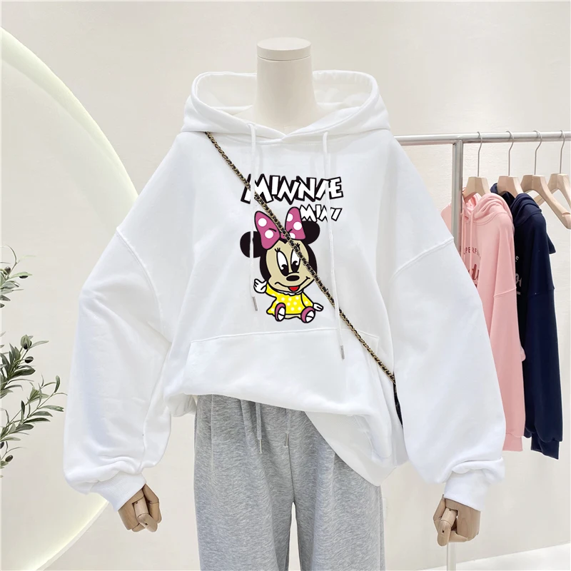 Disney Minnie Mouse Women Oversize Hoodie Harajuku Pullover Long Oversized Cute Hoodie Woman Sleeve Thick Warm Hoodie for Women
Disney Minnie Mouse Women Oversize Hoodie Harajuku Pullover Long Oversized Cute Hoodie Woman Sleeve Thick Warm Hoodie for Women