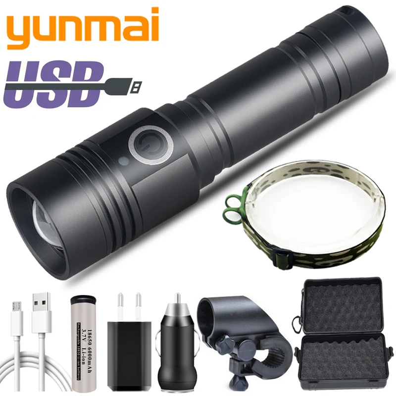 Xhp50 Bike Led Flashlight Torch USB Rechargeable 18650 Battery Magnet Tail Zoomable 2 in 1 for Cycling & Working Bulb Light 15W
Xhp50 Bike Led Flashlight Torch USB Rechargeable 18650 Battery Magnet Tail Zoomable 2 in 1 for Cycling & Working Bulb Light 15W
