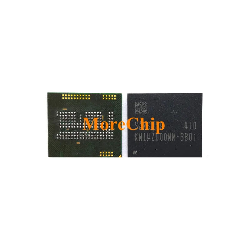 KMI4Z000MM B801 для Samsung emcp 32 + 2 32GB NAND Flash Memory IC Chip BGA162 Soldered Ball Используется 100%