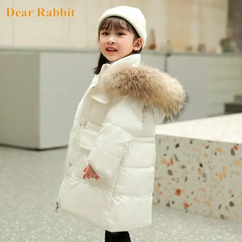 Russia New Winter long thick Down Jacket for girl clothes Hooded parka real Fur toddler Coat Kids snowsuit Outerwear clothing
Russia New Winter long thick Down Jacket for girl clothes Hooded parka real Fur toddler Coat Kids snowsuit Outerwear clothing