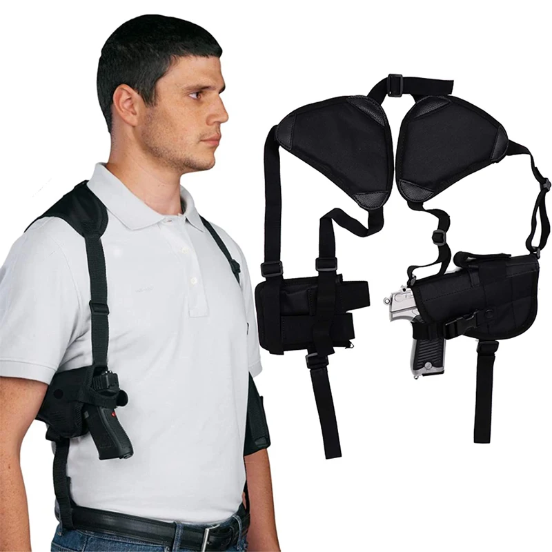 Tactical Gun Holster Universal Left Right Hand Pistol Gun Carry Pouch Concealed Shoulder Holster For Glock 17 19 Gun Accessories
Tactical Gun Holster Universal Left Right Hand Pistol Gun Carry Pouch Concealed Shoulder Holster For Glock 17 19 Gun Accessories