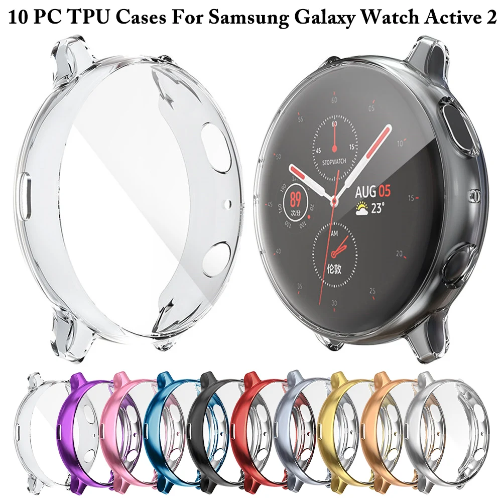 10 PC Watch Case Cover For Samsung Galaxy Watch Active 2 Case 40MM 44MM Screen Protector Watch Shockproof Protective Accessories
10 PC Watch Case Cover For Samsung Galaxy Watch Active 2 Case 40MM 44MM Screen Protector Watch Shockproof Protective Accessories