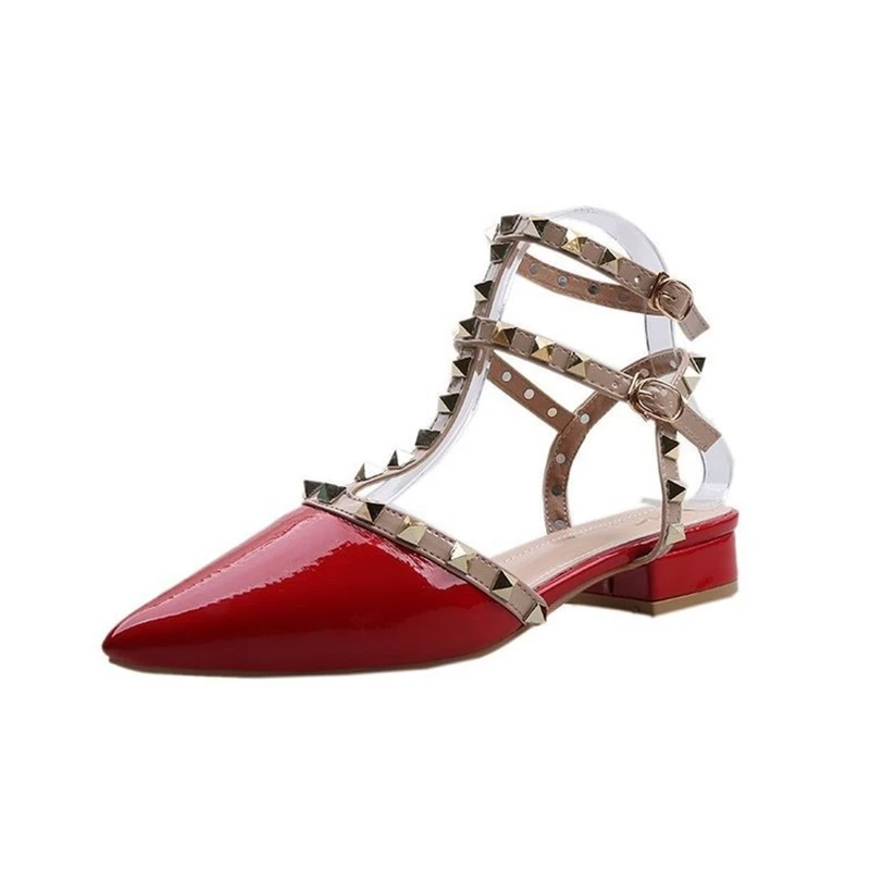 hot sale New woman Sexy nightclub stiletto heels patent-leather metallic rivet hollow Roman fashion sandals
hot sale New woman Sexy nightclub stiletto heels patent-leather metallic rivet hollow Roman fashion sandals