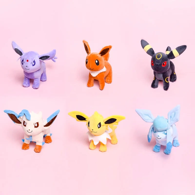 Pokemon Eevee Plush Toys Umbreon Espeon Jolteon Glaceon Toys Hobbies Soft Stuffed Animals Plush for Children Christmas Gift
Pokemon Eevee Plush Toys Umbreon Espeon Jolteon Glaceon Toys Hobbies Soft Stuffed Animals Plush for Children Christmas Gift