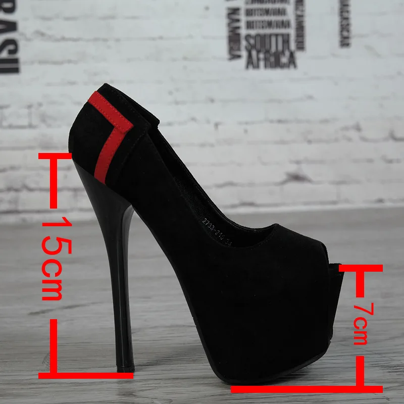 Glamour fashion sexy stage elegant and generous super high heel 17 cm thin heel fish mouth shoes
Glamour fashion sexy stage elegant and generous super high heel 17 cm thin heel fish mouth shoes
