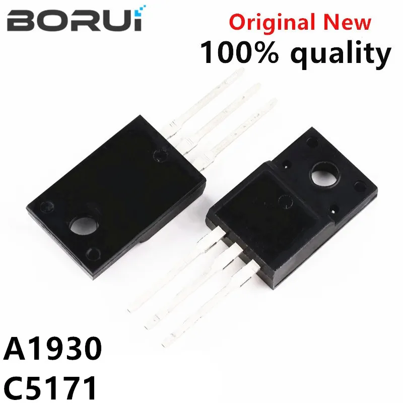10pcs/lot (5PCS 2SA1930 + 5PCS 2SC5171 ) A1930 TO-220 C5171 TO220 Original and new In Stock
10pcs/lot (5PCS 2SA1930 + 5PCS 2SC5171 ) A1930 TO-220 C5171 TO220 Original and new In Stock