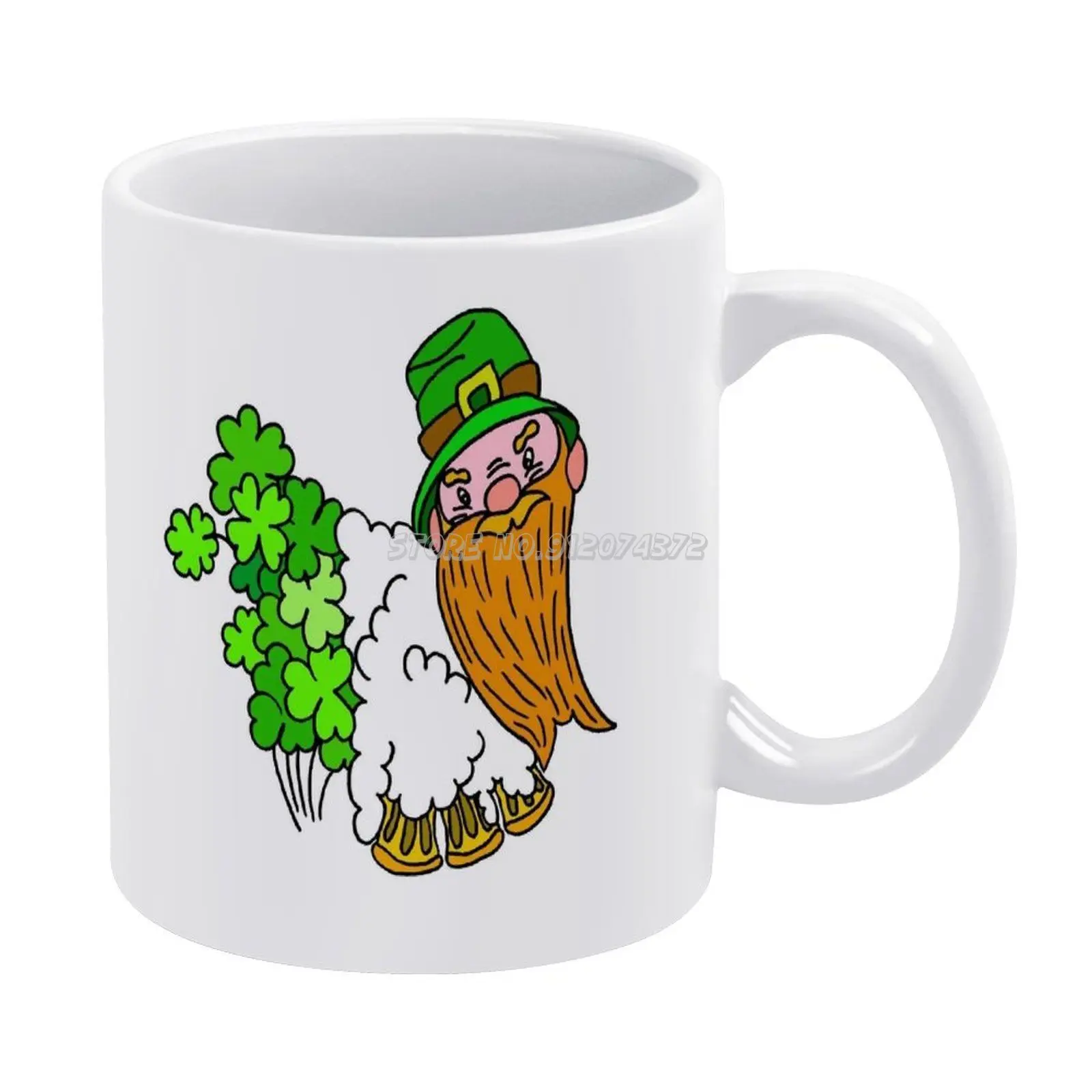 

Кофейные кружки S Day с ирландским флагом, керамическая чайная чашка, кружка для молока, грелка, персонализированный подарок для друзей на ден...