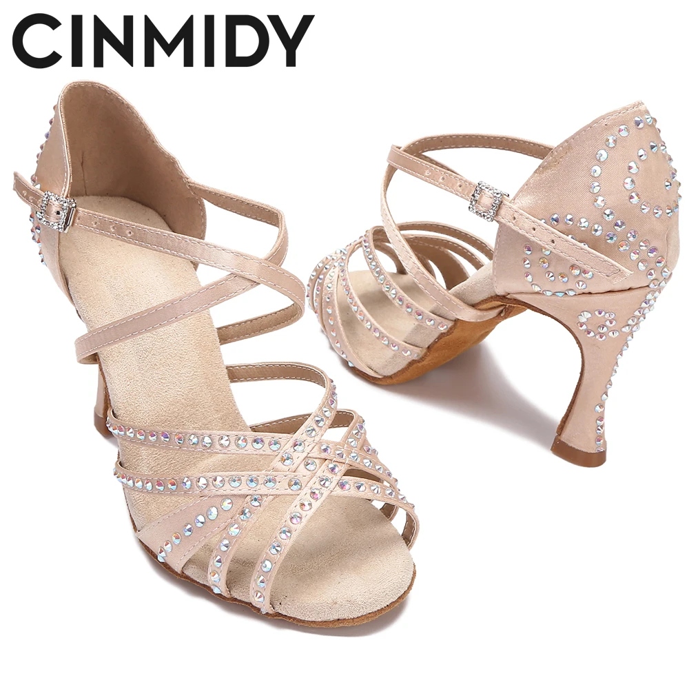 CINMIDY Latin Dance Shoes Women Rumba Samba Ballroom Indoor Training Dance Shoes Ladys Girls Sandals Women's White Wedding Shoes
CINMIDY Latin Dance Shoes Women Rumba Samba Ballroom Indoor Training Dance Shoes Ladys Girls Sandals Women's White Wedding Shoes